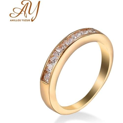 Anillos Yuzuk 925 Sterling Silver Rings for Women Cute Zircon Round Geometric 925 Silver Wedding Fine Jewelry Minimalist Gift