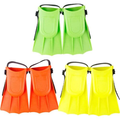 Toddler Learn Swimming kid Children Soft Adjustable Fin Flippers Swim Pool Beach