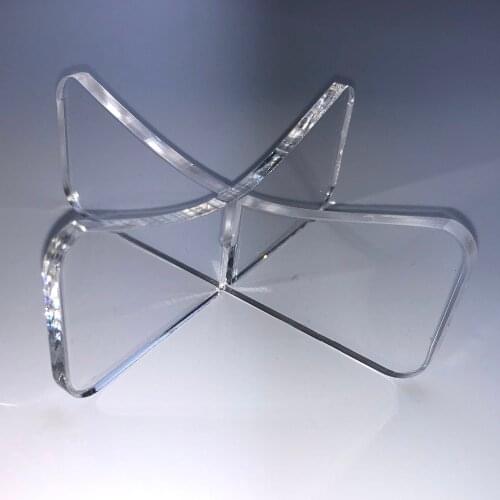 12.5x5cm 1 Piece Transparent Acrylic Ball Big Stand Display Holder Rack Support Base For Soccer Volleyball Basketball Rugby Ball