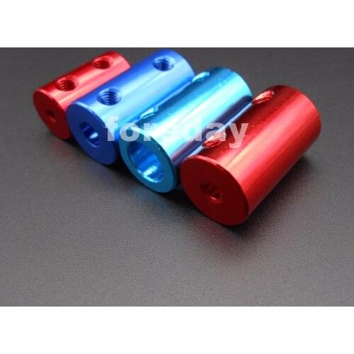 10PCS X Aluminum Flexible Shaft Coupling Rigid Coupler Motor Connector Dark Red 2MM 3MM 4MM 5MM 6MM 7MM 8MM *FD519-556