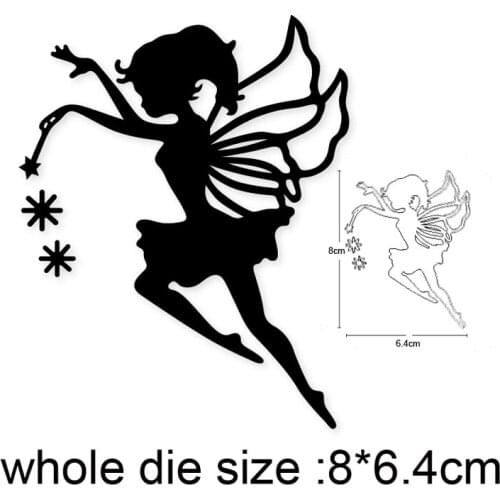 2020 new Craft dies magic fairy elves Metal Cutting Dies Stencils for DIY Scrapbooking dies Embossing Album Paper Cards Making