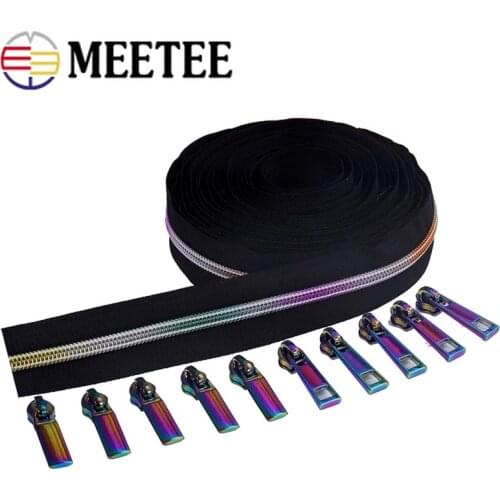 10/20pcs 5# Zipper Sliders for Nylon Zips Down Jacket Pocket Zipper Head Bag Repair Replacement DIY Sewing Accessories