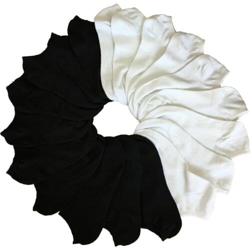 5pairs Unisex Womens Socks Short Female Low Cut Ankle Socks for Women Ladies Black/Grey/White Cotton Socks Chaussette Femme