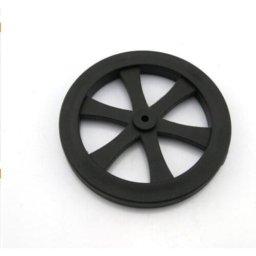 50PCS 2*44mm wheel DIY toy wheel model of small wheel plastic wheel fitting model tire
