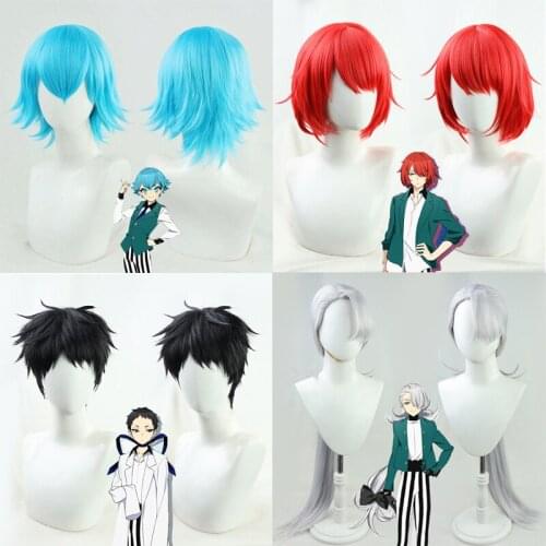 Anime Pretty Boy Detective Club Bishounen Tanteidan Cosplay Wig Fukuroi Michiru Yubiwa Sousaku Sakiguchi Nagahiro Synthetic Hair