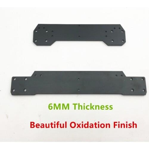 Funssor Quality Prusa i3 MK3 Aluminum Alloy Front plate With Rear Plate For DIY Reprap Prusa i3 3D Printer Cloned