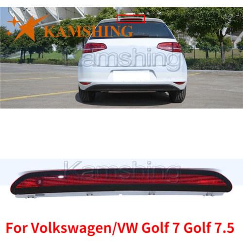 Kamshing For Volkswagen/VW Golf 7 Golf 7.5 Rear High Mount Stop Lamp Brake Light 3rd Third Brake Light Additional Brake Light