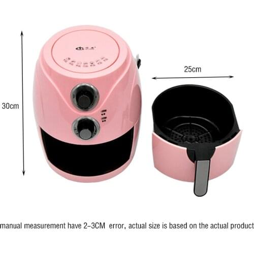 KDF-528 3.5L Intelligent Smokeless Electric Air Frying Pan Deep Air Fryer Oven Pot Cooker Oil-free French Fries Making Machine