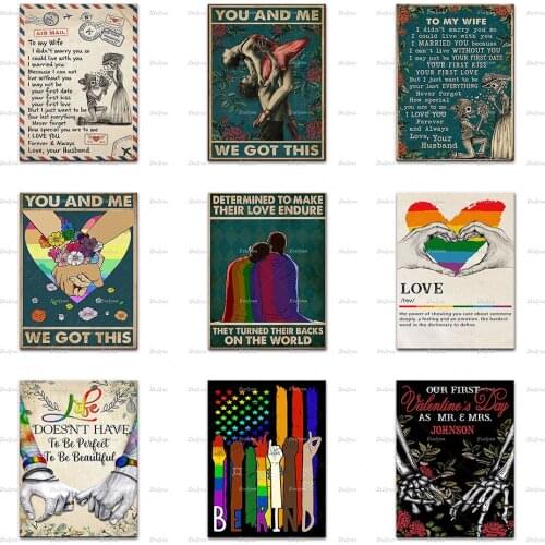 Love Definition Quote ToBe Beautiful Poster/LGBT/To My Wife To MyHusband/Valentines Day Gift/ Wall Art Prints Home Decor Canvas