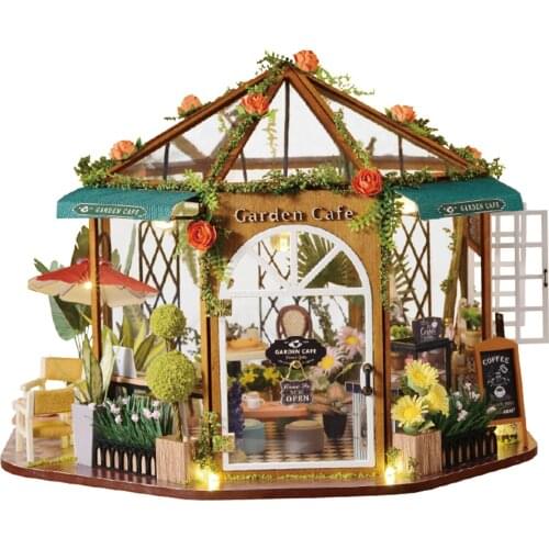 Dollhouse Miniature DIY House Kit Creative Room House Enjoy DIY Fun Home Decor Ornaments