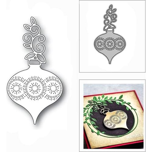 New Christmas Little Ornament Pattern 2020 Metal Cutting Dies for Scrapbooking and Card Making Decor Embossing Craft No Stamps