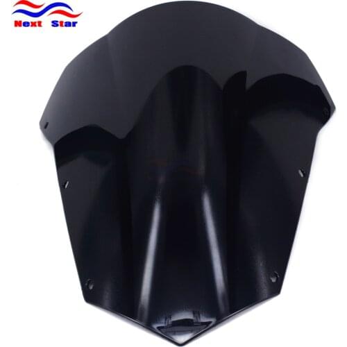 Motorcycle ABS Black Plastic Windshield Windscreen For YAMAHA FZ6 Fazer 2003 2004 2005 2006 2007 2008 2003-2008