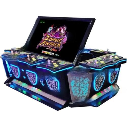 Latest 10 Player 86 inch Zombie awaken fish game table fishing game board mounting apparatus ready PTI Apex 7400