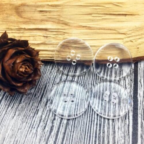 1000 pieces 10-14mm four eyes bread transparent buttons small mens and womens windbreaker coat cushion buckle spot wholesale