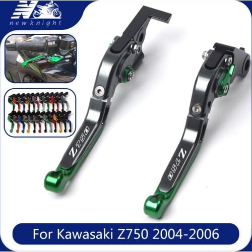 For Kawasaki Z750 Z 750 (not Z750S model) 2004 2005 2006 Motorcycle CNC Adjustable Folding Extendable Brake Clutch Levers