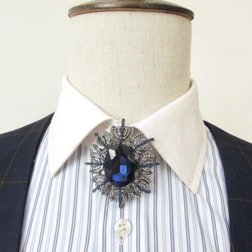 Luxury Rhinestone Bow Tie High-grade Mens Jewelry Gift British / Korean Banquet Wedding Suit Shirt Bowtie