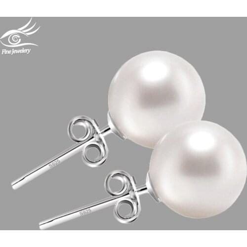 7KMOOR Free shipping silver color stud earrings high quality luxury romantic pearl woman simple sexy Fashion jewelry wholesale