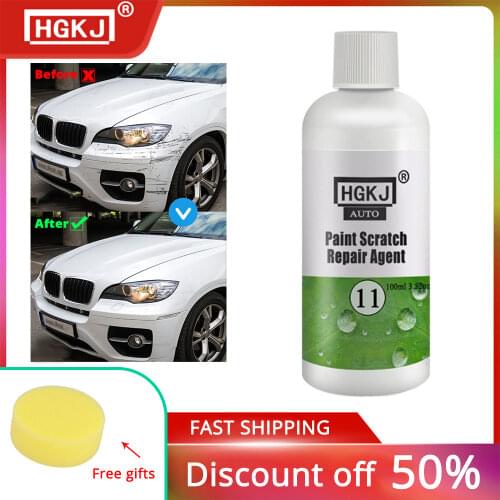 HGKJ-11 Car Polish Agent Polishing Wax Paint Scratch Repair Remover Paint Care Maintenance Auto Detailing Clear Coat Scratch Fix