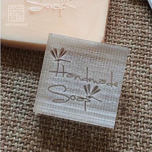 Nicole Soap Seal Stamp for Natural Handmade Soap Acrylic Mold Chapter