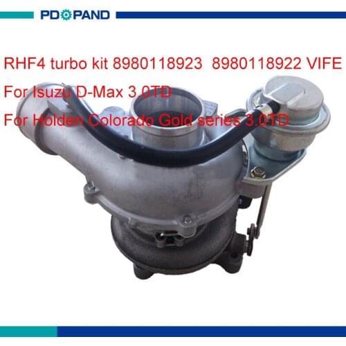 Auto turbo charger part RHF4 turbolader 8980118923 8980118922 for ISUZU Pickup HOLDEN 3.0L FE-1106 diesel engine