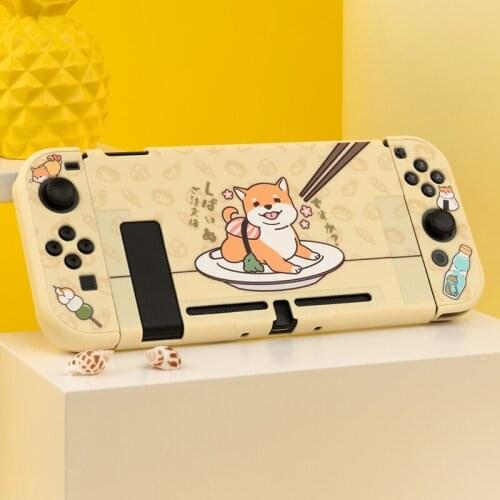 Case For Nintendo Switch Lite PC Hard Cover Cute Shiba Inu Protective Shell For Nintendo Switch Accessories NS Game Console Case