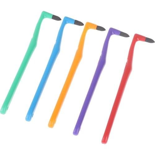 1PC Interdental Brush Orthodontic Toothbrush Small Head Soft Correction Teeth Random Color