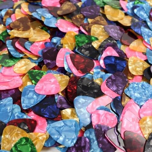10PCS Guitar Picks Plectrum Celluloid Electric Smooth Guitar Pick Bass Acoustic Guitar Accessories 0.46 0.71 0.5 0.96mm