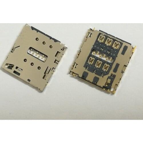 10pcs New SIM card reader socket holder slot connector for ASUS K018 for Gionee GN9005 S5.1 ELIFE E7 E7T