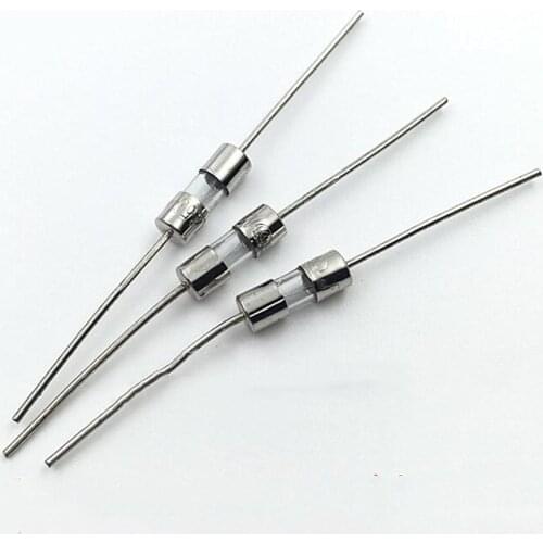 3*10mm 0.5A 1A 1.5A 2A 2.5A 3A 4A 5A 6.3A 8A 10A 250V lead wire fast glass fuse