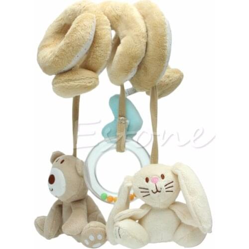 2020 New Spiral Stroller Car Seat Travel Lathe Hanging Activity Toys Baby Rattles Toy