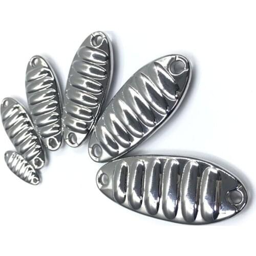 500pcs 1.5g unpainted Spoon Lures Fishing Gear