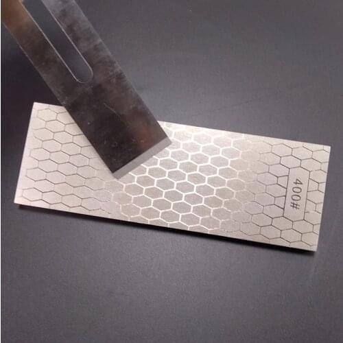 Increase model diamond stone knife sharpener Sharpening stone Professional double-sided 400/1000 fine sharpening 200 * 70 * 5mm