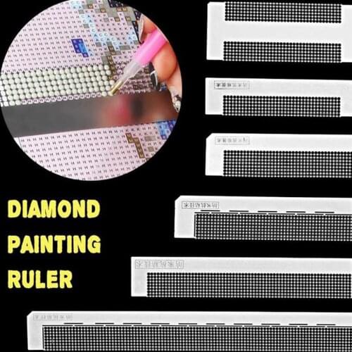 Diamond Embroidery Paste Sticker Dotting Rhinestone Point Anti stick Drilling Ruler Tools DIY Diamond Painting Accessory