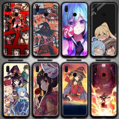 Konosuba Megumin Phone Case Huawei Y6P Y8S Y8P Y5II Y5 Y6 2019 P Smart Prime Pro