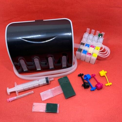 YOTAT CISS T27 27XL ink cartridge T2701 -4 / T2711 -4 for Epson WF-7110 DTW WF-7610 DWF WF-7620 DTWF WF-3620 WF-3640DTWF WF-7710