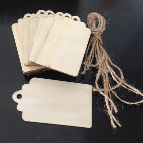 Wood Ornament Tag, Pendant rectangles Christmas Ornaments