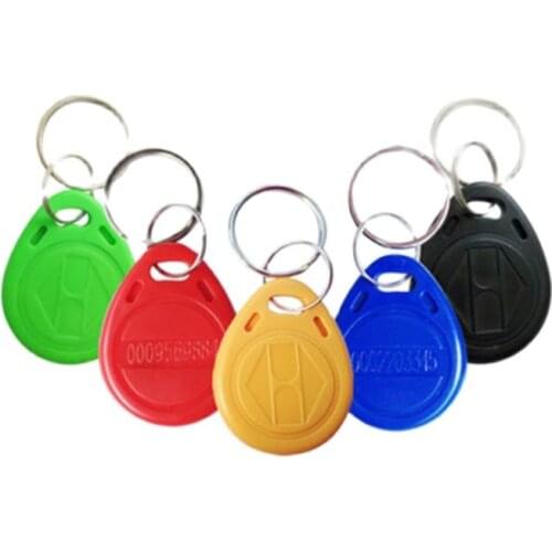 KINGJOIN cheap (5 pcs/lot) 125khz RFID Keyfobs Proximity Tags Key Token Smart Tag for Access Control，Buy 5pcs get 1pcs free