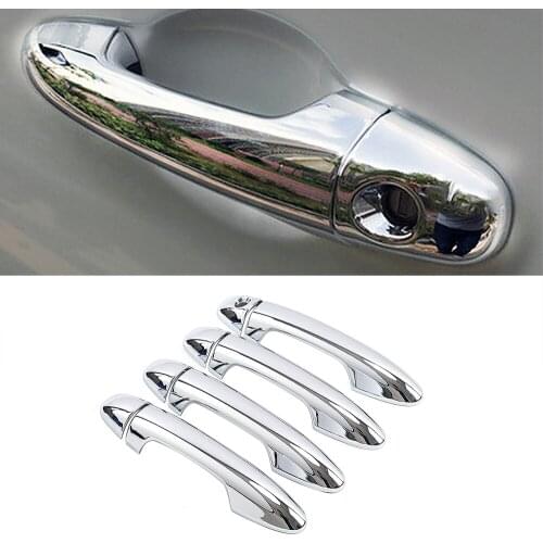 For Toyota Rav4 Rav 4 MK4 2013-2018 Car Exterior Modify Chrome Side Door Handle Cover Decoration Trim Protection Sticker