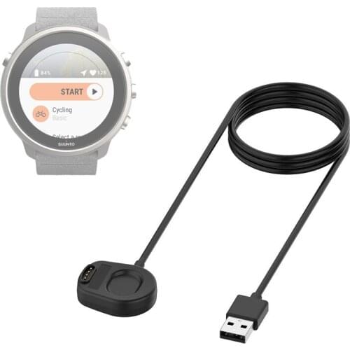 Smartwatch Dock Charger Adapter USB Charging Cable Power Charge Cord Stand for Suunto 7 Sport Smart Watch Suunto7 Accessories