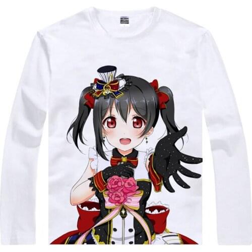 Rabu Raibu T-Shirt Umi Sonoda Shirt custom t shirts Anime Cartoon Gift Kawaii Clothes printed t shirts Anime cute white shirt a