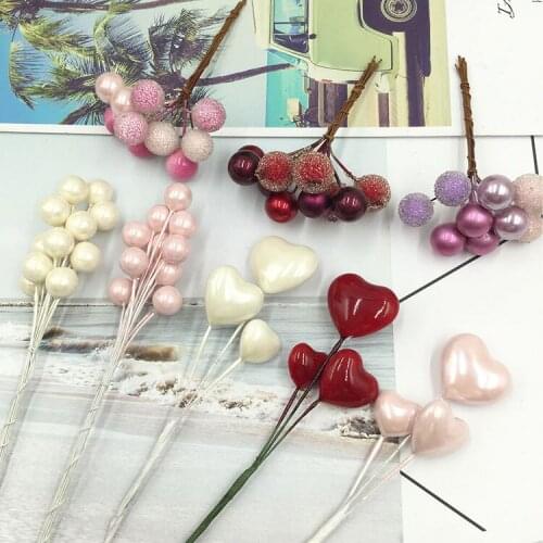 Imported Earth Farm Magic Pearl Handle Heart Pearl Eternal Flower Accessories Pearl Pin Flower Box Accessories