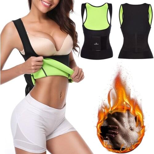 Miss Moly Waist Trainer Corset For Weight Loss Waist Trimmer Shapewear Underwear Neoprene Sauna Suit Tank Top Vest Body Shaper