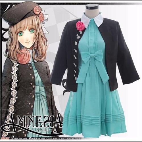 Cosplaydiy Custom Made Amnesia Cosplay Costume The Heroine Casual Dress Anime Amnesia The Heroine Casual Dress L0516