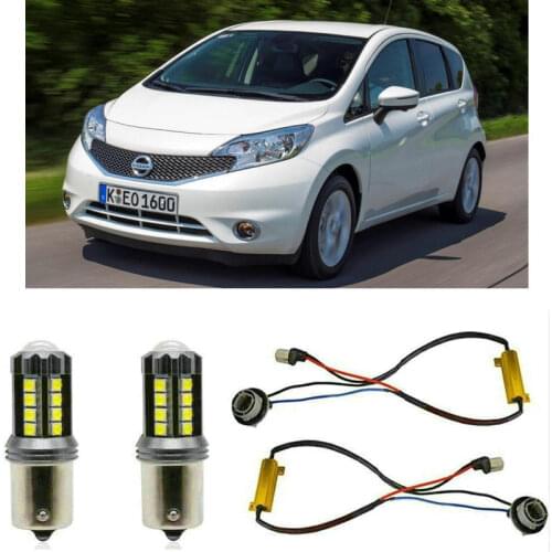 Fog lamps for Nissan NOTE E12 Stop lamp Reverse Back up bulb Front Rear Turn Signal error free 2pc