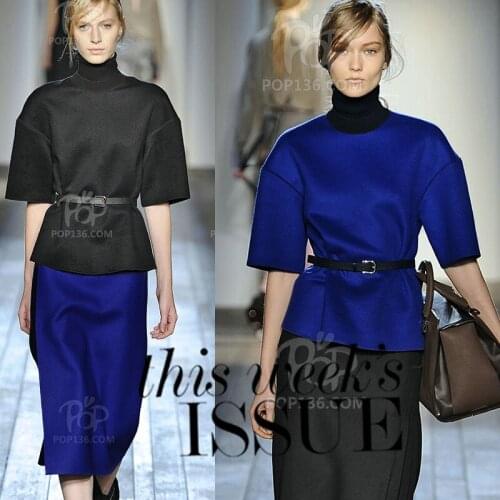 LEO&LIN MIX single cashmere luster Like soft smooth hair sapphire blue cashmere Air Field cloth fabric patchwork (1 meter)