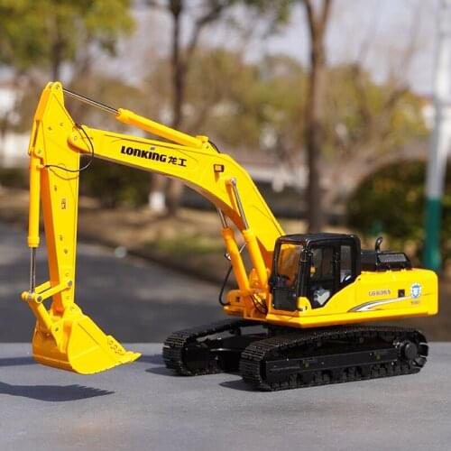 Diecast 1:35 LG6365 Crawler Excavator Alloy Engineering Vehicle Model Adult Collectible Toys Gift Souvenir Ornament Display