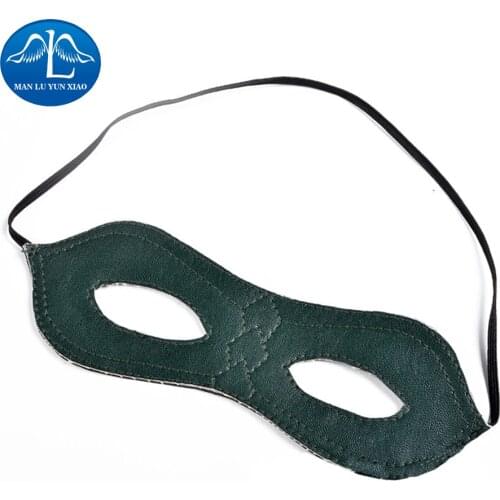 MANLUYUNXIAO TV Series Green Arrow Season 4 Oliver Queen Cosplay Mask Halloween Cosplay Prop Mens Eye Mask for Party