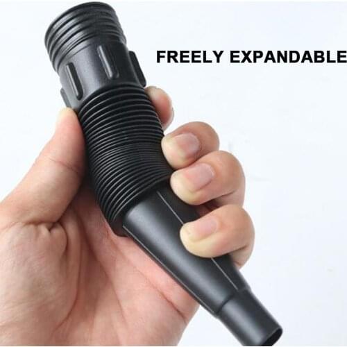 Multi-fFunctional Plastic Funnel Oil Funnel with Flexible Extension Nozzle for Cars and Motorcycles, Engine Oil, Liquid, Diesel