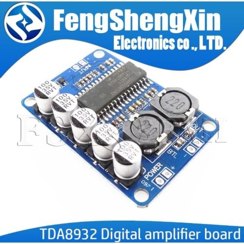 TDA8932 Digital power amplifier board module 35w mono amplifier module High-power low power consumption