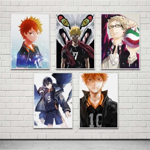 Modular Haikyuu Canvas Painting Anime Character Prints Frame Poster Pictures Home Decoration Modern Wall Artwork For Living Room